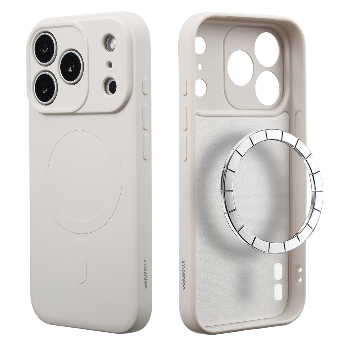 imoshion Color Back Cover mit MagSafe für das Apple iPhone 17 Pro - Beige
