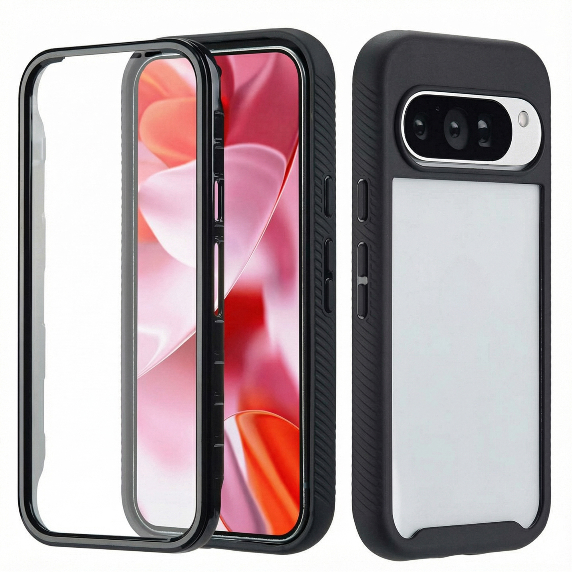 imoshion 360° Full Protective Case für das Google Pixel 9 / 9 Pro / 10 / 10 Pro - Schwarz