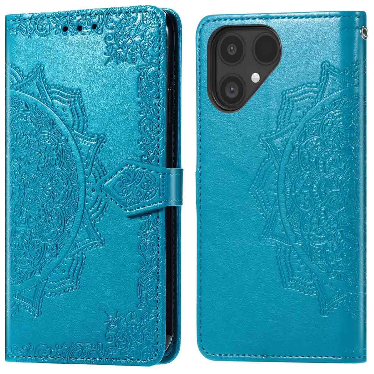 imoshion Mandala Klapphülle für das Fairphone 6 / 6+ - Türkis