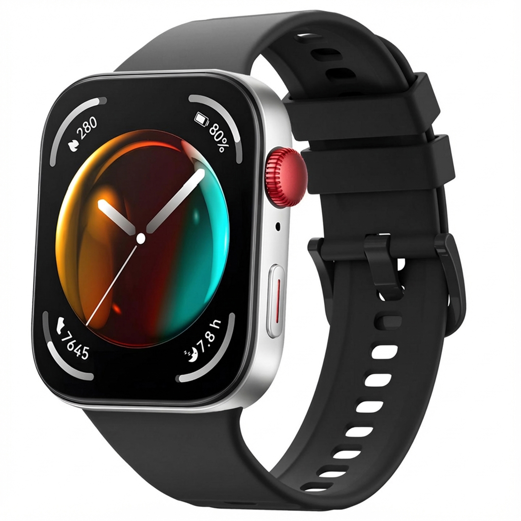imoshion Silikonband für  Huawei Watch Fit 4 / 4 Pro / 5 / 5 Pro - Schwarz