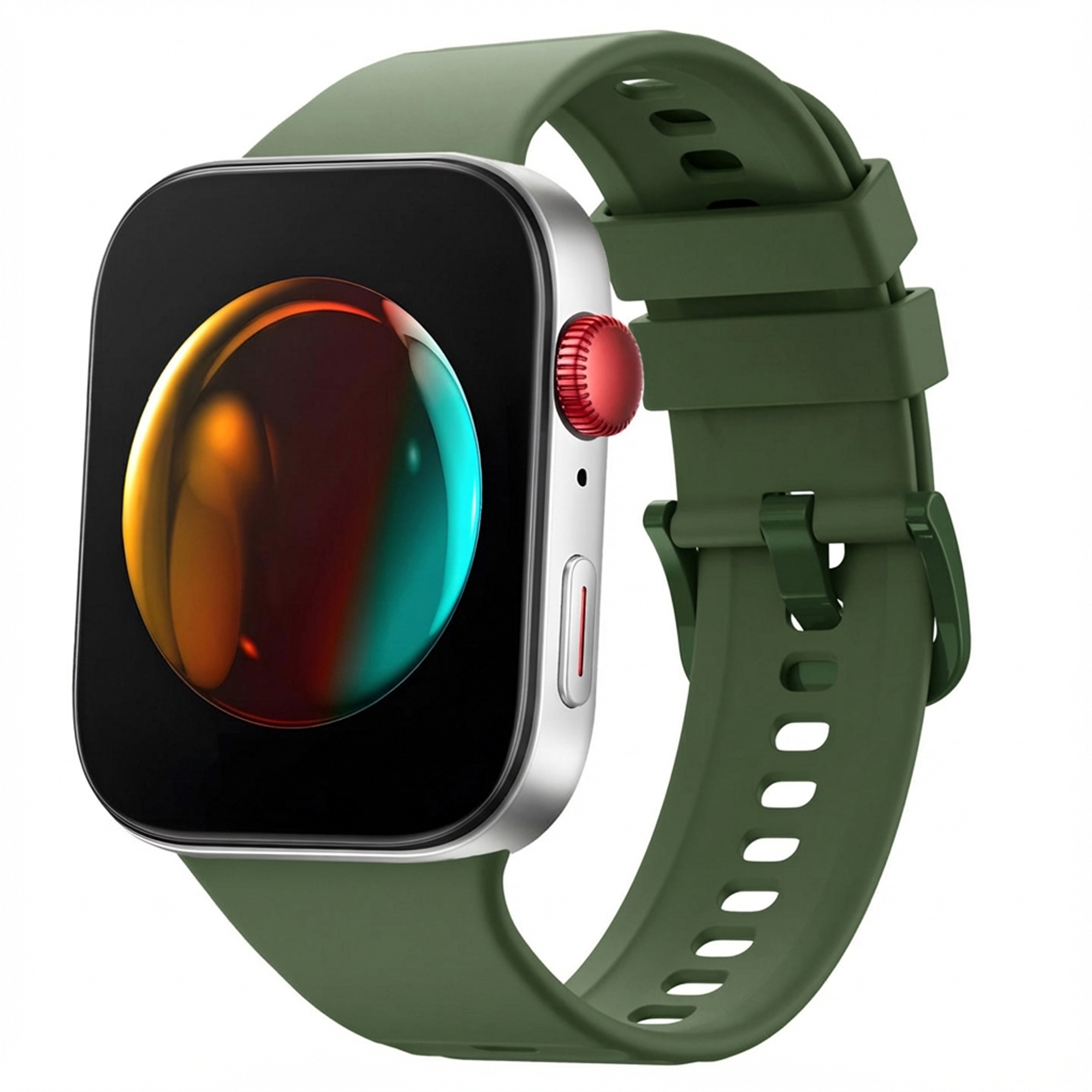 imoshion Silikonband für  Huawei Watch Fit 4 / 4 Pro / 5 / 5 Pro - Military Green