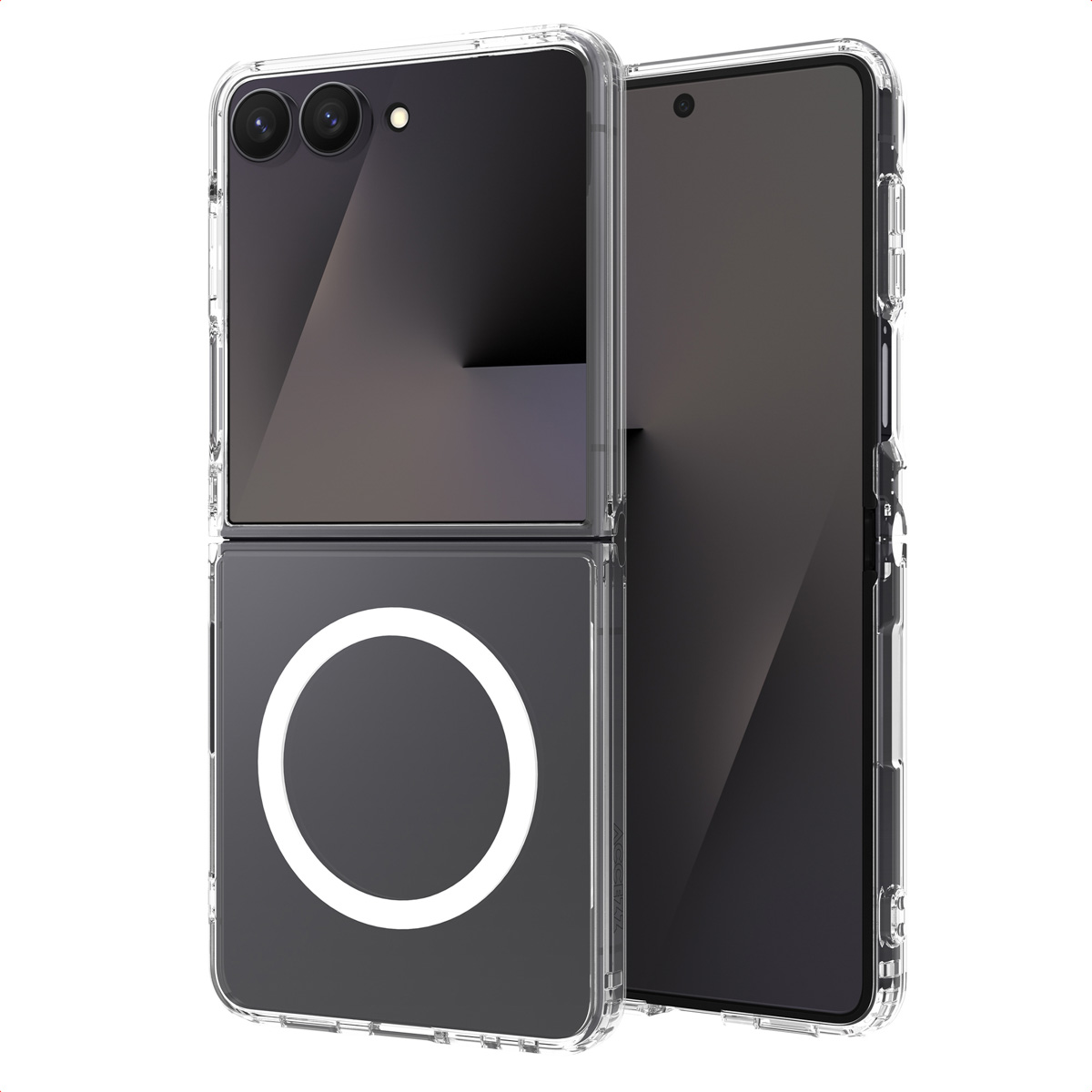 Accezz Xtreme Impact Backcover mit MagSafe für das Samsung Galaxy Z Flip 7 - Transparent