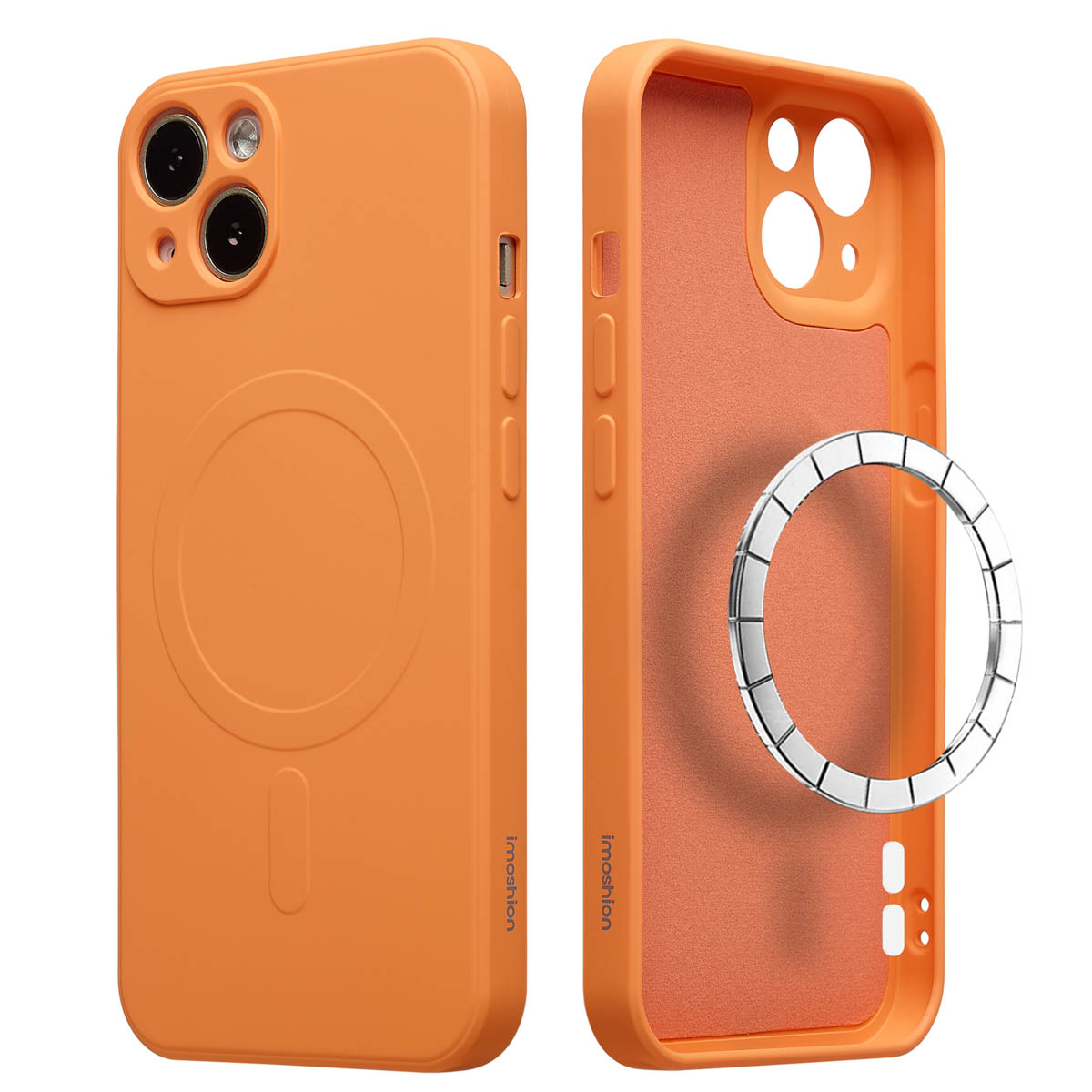 imoshion Color Back Cover mit MagSafe für das Apple iPhone 13 - Orange