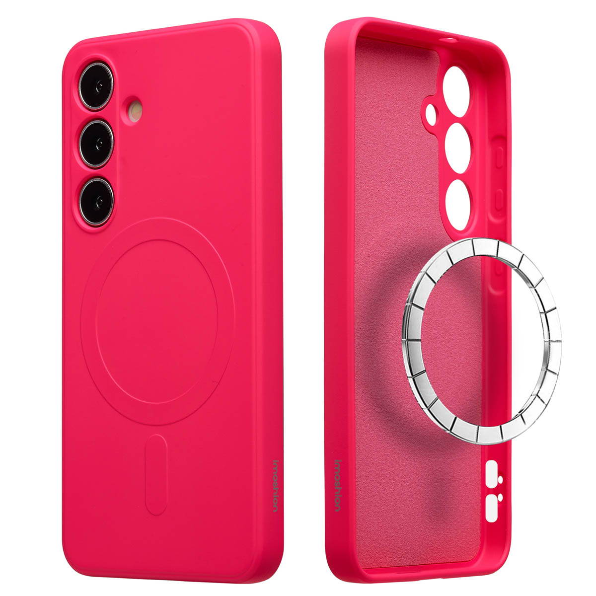 imoshion Color Back Cover mit MagSafe für das Samsung Galaxy S25 - Neon Pink