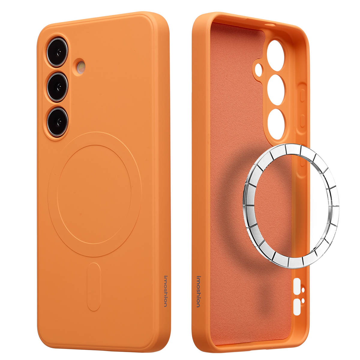 imoshion Color Back Cover mit MagSafe für das Samsung Galaxy S25 Plus - Orange