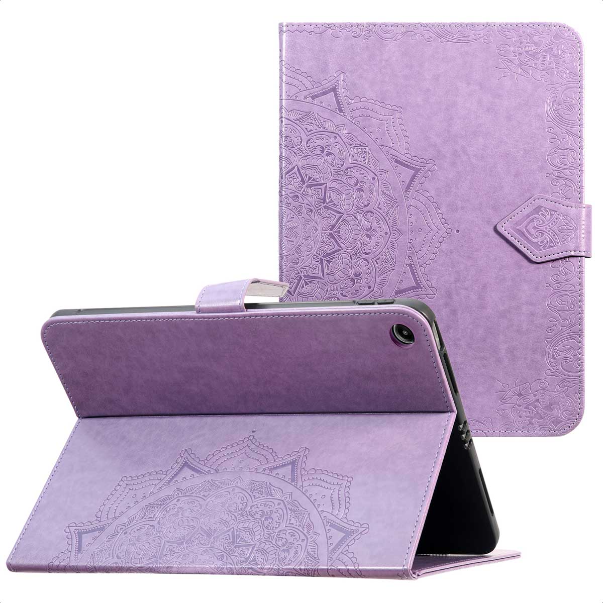 imoshion Mandala Klapphülle für das Samsung Galaxy Tab A9 Plus - Lila