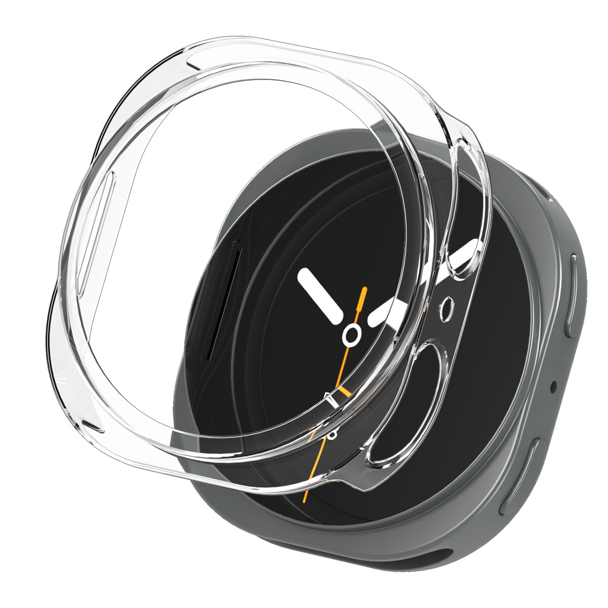 imoshion Bumper Hard Case für das Samsung Galaxy Watch 9 / Watch 8 (40 mm) - Transparent