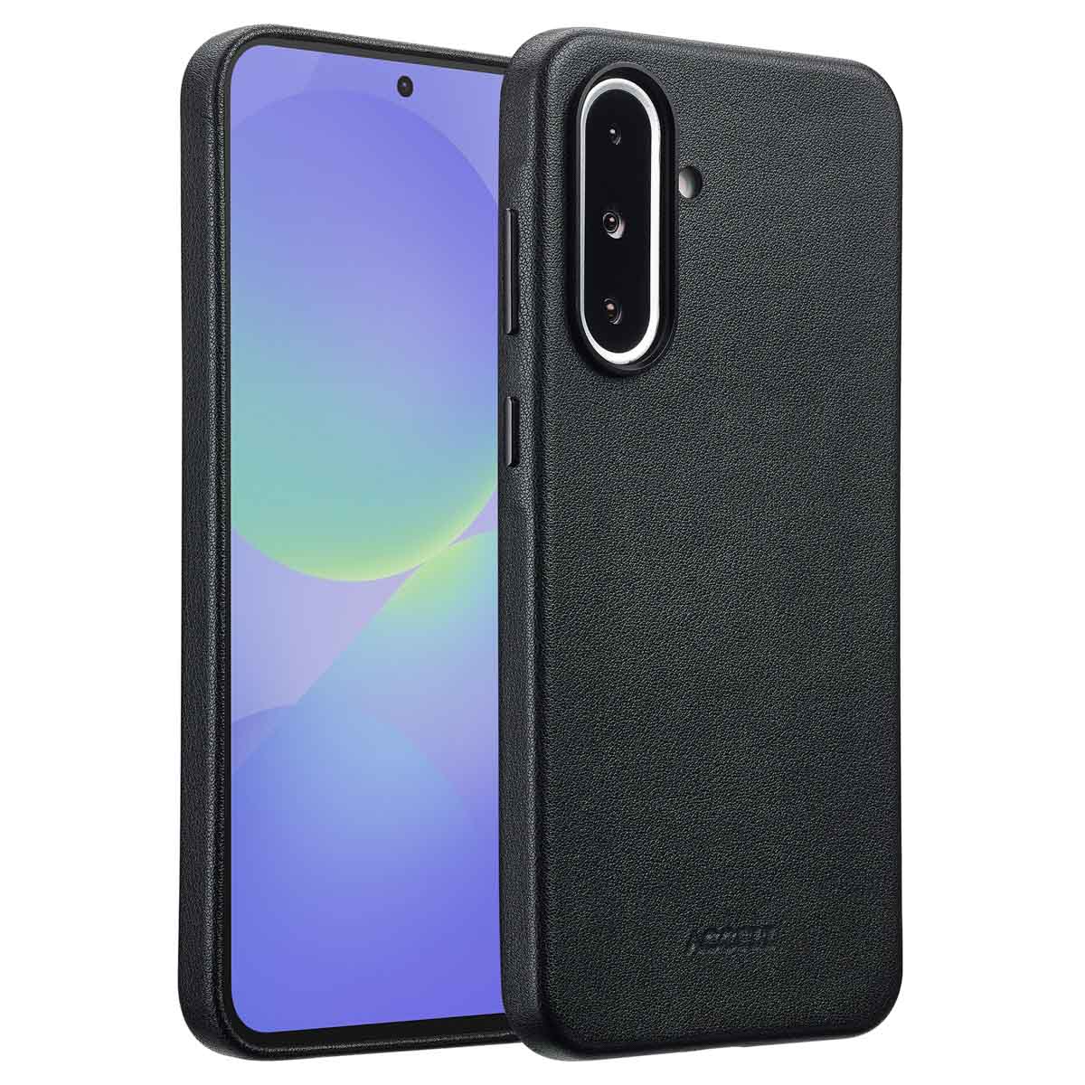 Accezz MagSafe Leather Backcover für das Samsung Galaxy A36 / A56 - Onyx Black