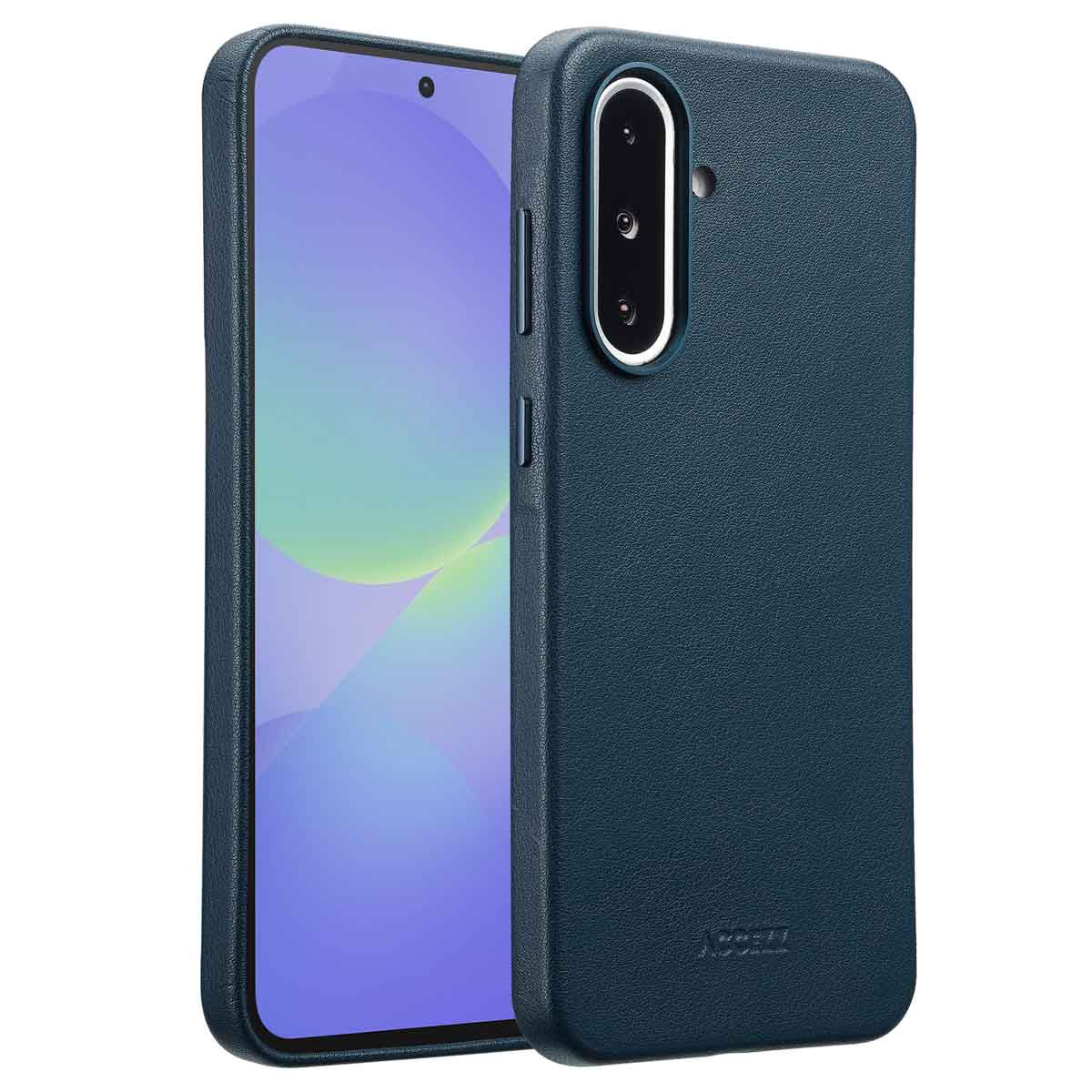 Accezz MagSafe Leather Backcover für das Samsung Galaxy A36 / A56 - Nightfall Blue