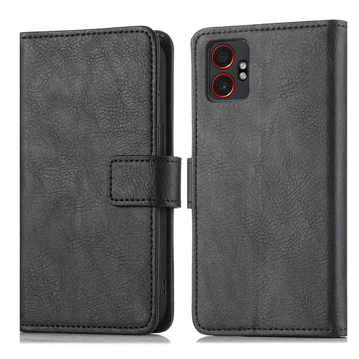 imoshion Luxuriöse Klapphülle für das Samsung Galaxy Xcover 7 Pro - Schwarz