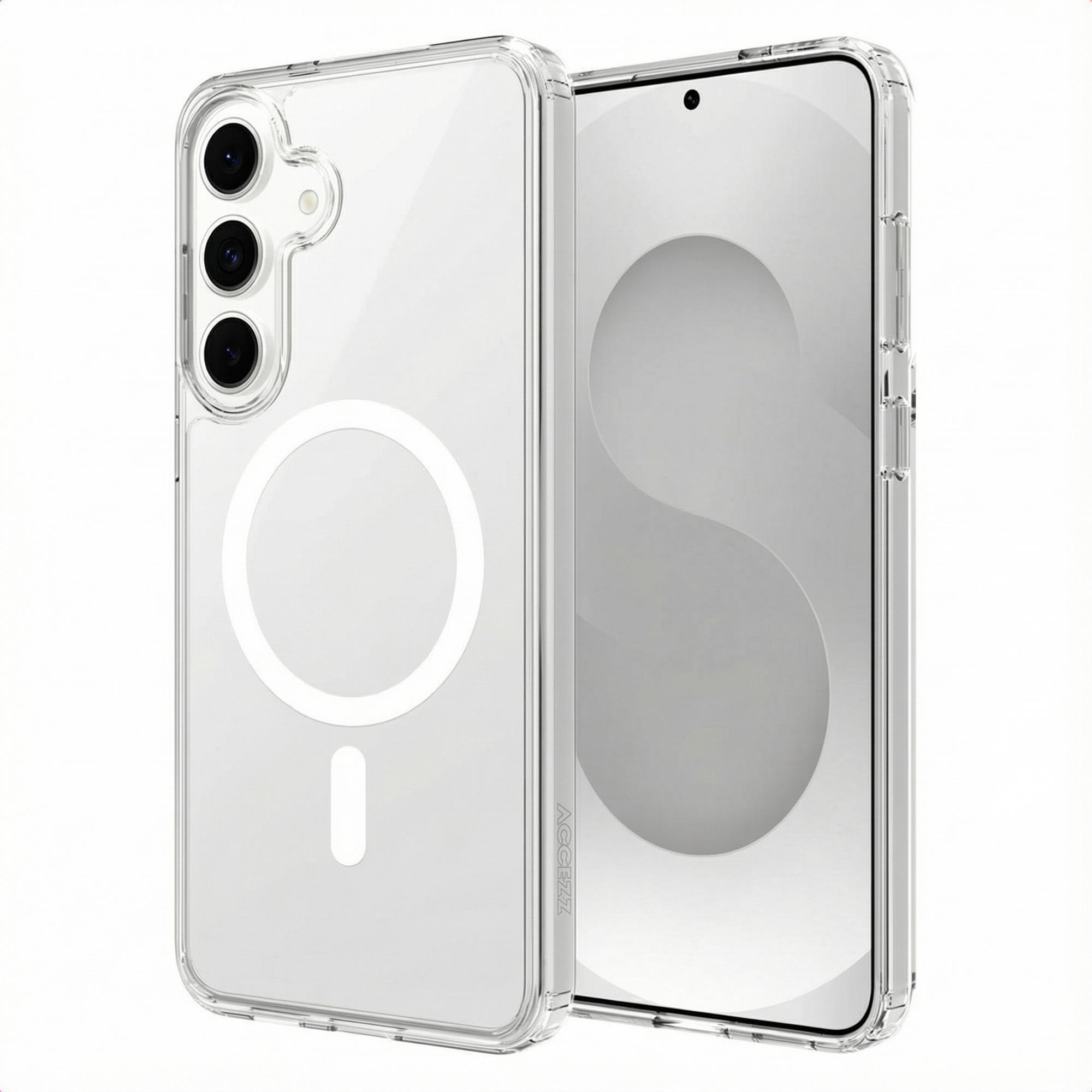 Accezz Xtreme Impact Backcover mit MagSafe für das Samsung Galaxy S25 FE - Transparent