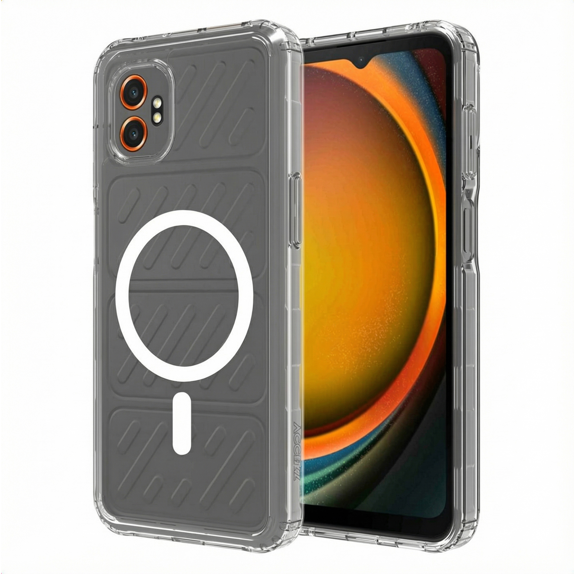 Accezz Xtreme Impact Backcover mit MagSafe für das Samsung Galaxy Xcover 7 Pro - Transparent