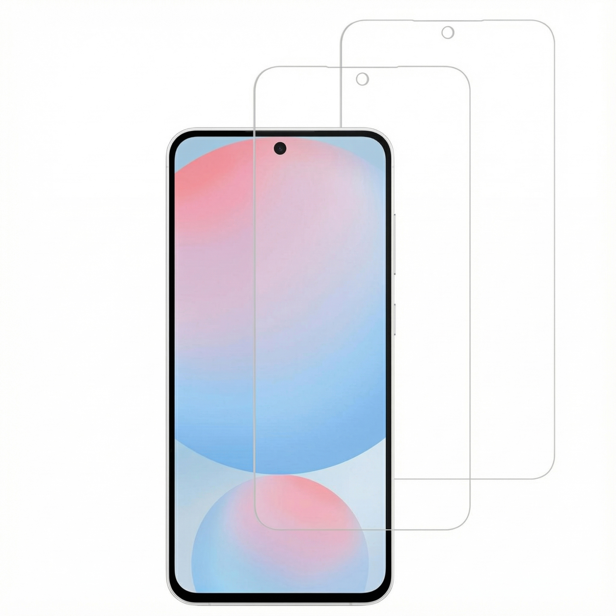 Accezz Displayschutz 2er-pack aus gehärtetem Glas für das Samsung Galaxy S26 FE / S25 FE