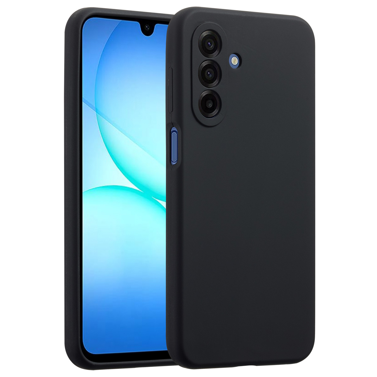 Accezz Liquid Silikoncase für das Samsung Galaxy A17 (5G) / (4G) - Schwarz