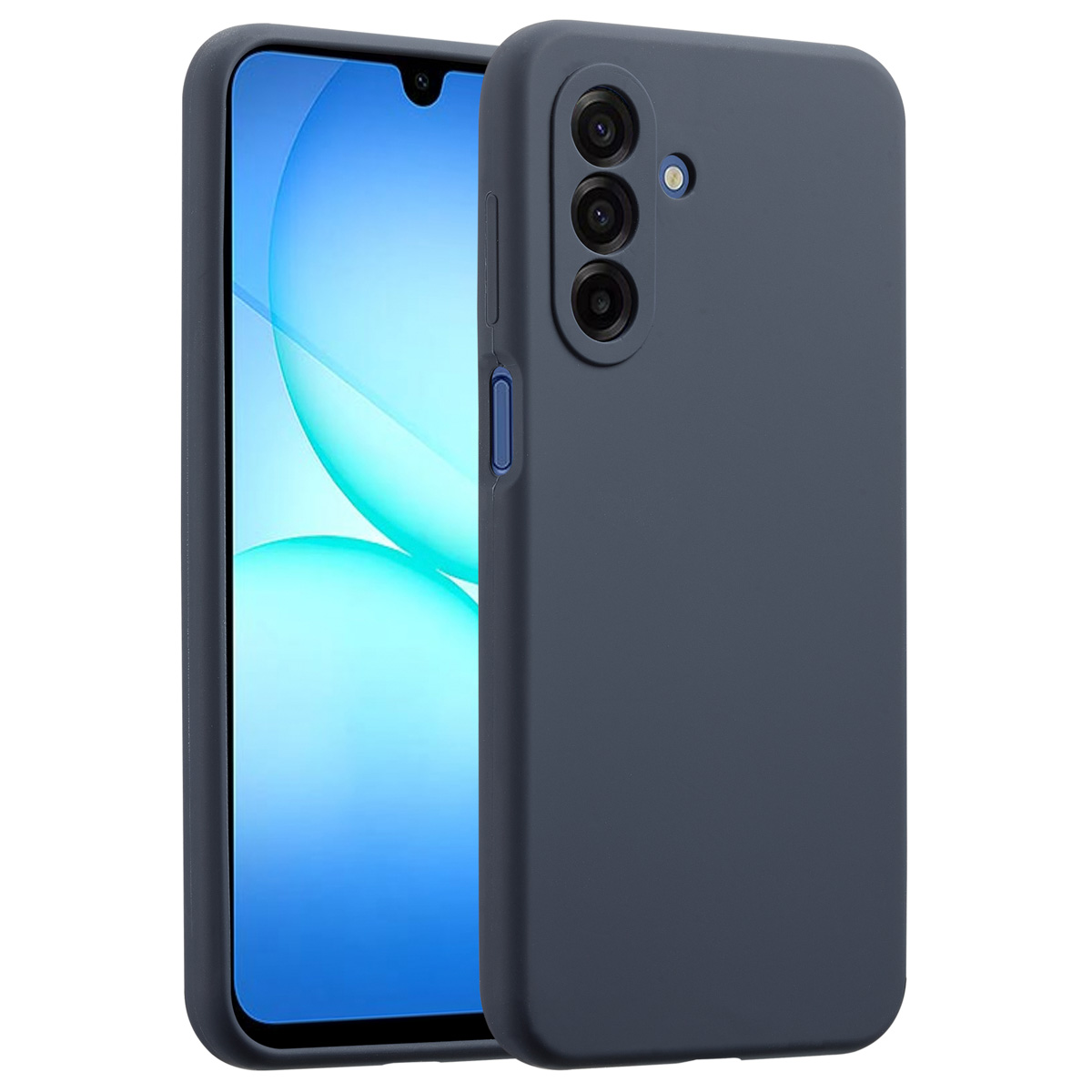Accezz Liquid Silikoncase für das Samsung Galaxy A17 (5G) / (4G) - Dunkelblau