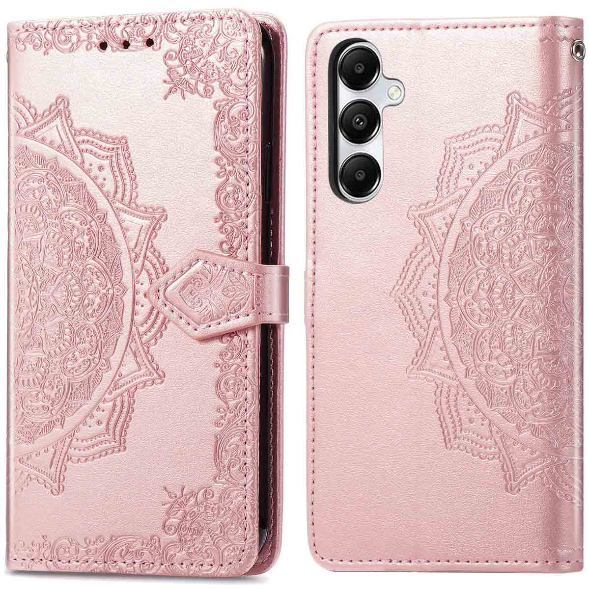 imoshion Mandala Klapphülle für das Samsung Galaxy A17 (5G) / (4G) - Rosé gold