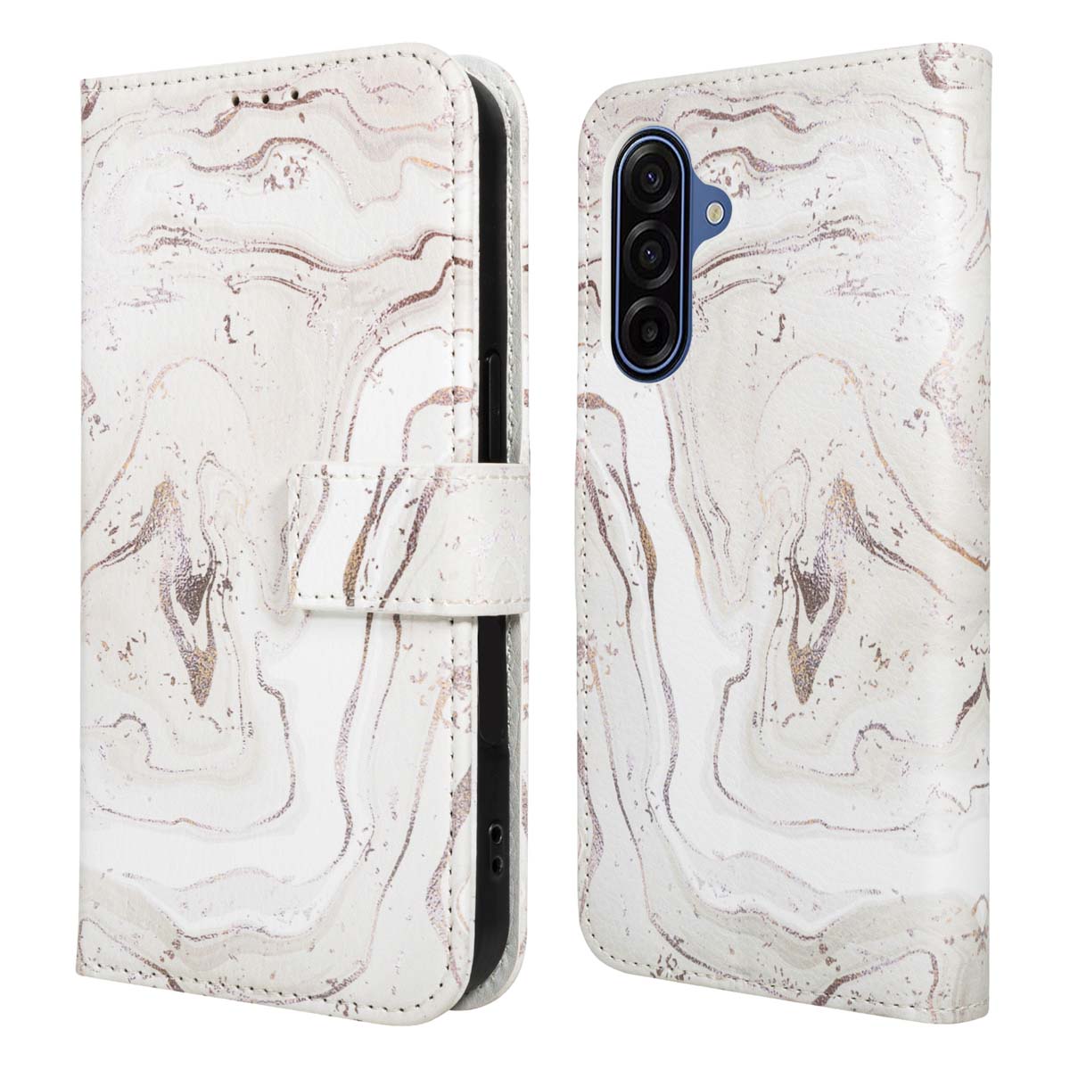 imoshion Design Klapphülle für das Samsung Galaxy A17 (5G) / (4G) - Sandy Marble