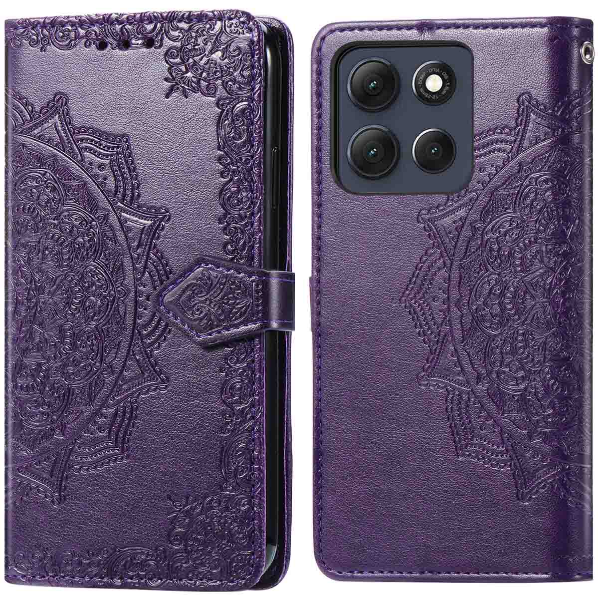 imoshion Mandala Klapphülle für das Motorola Moto G86 Power - Violett