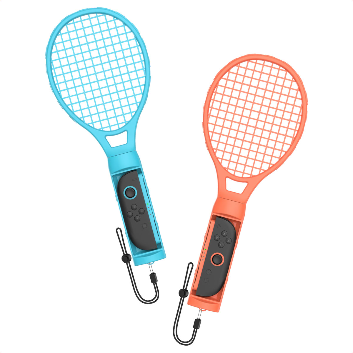 imoshion Tennisschläger für die Nintendo Switch 2 – 2er Set – Blau/Rosa