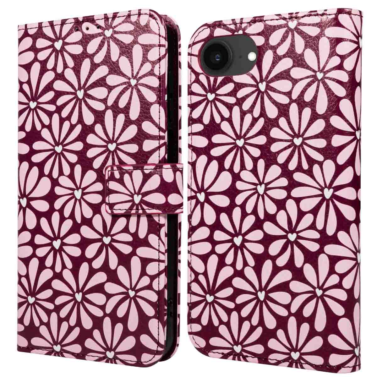 imoshion Design Klapphülle für das Apple iPhone 17e / 16e - Bloom Love Blush