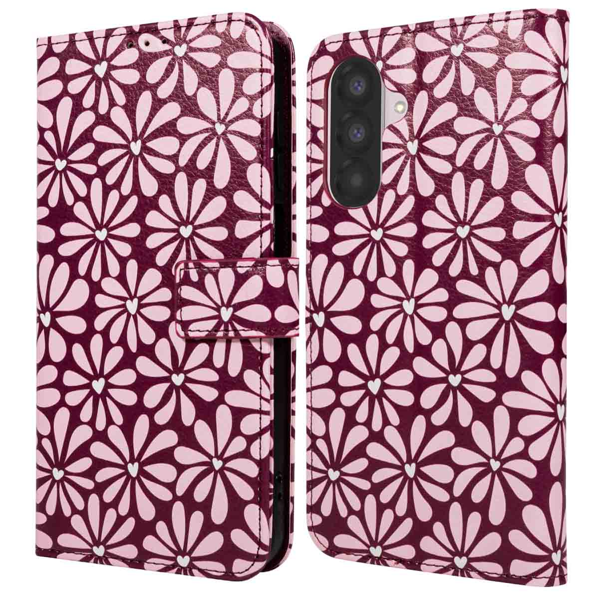 imoshion Design Klapphülle für das Samsung Galaxy A36 - Bloom Love Blush