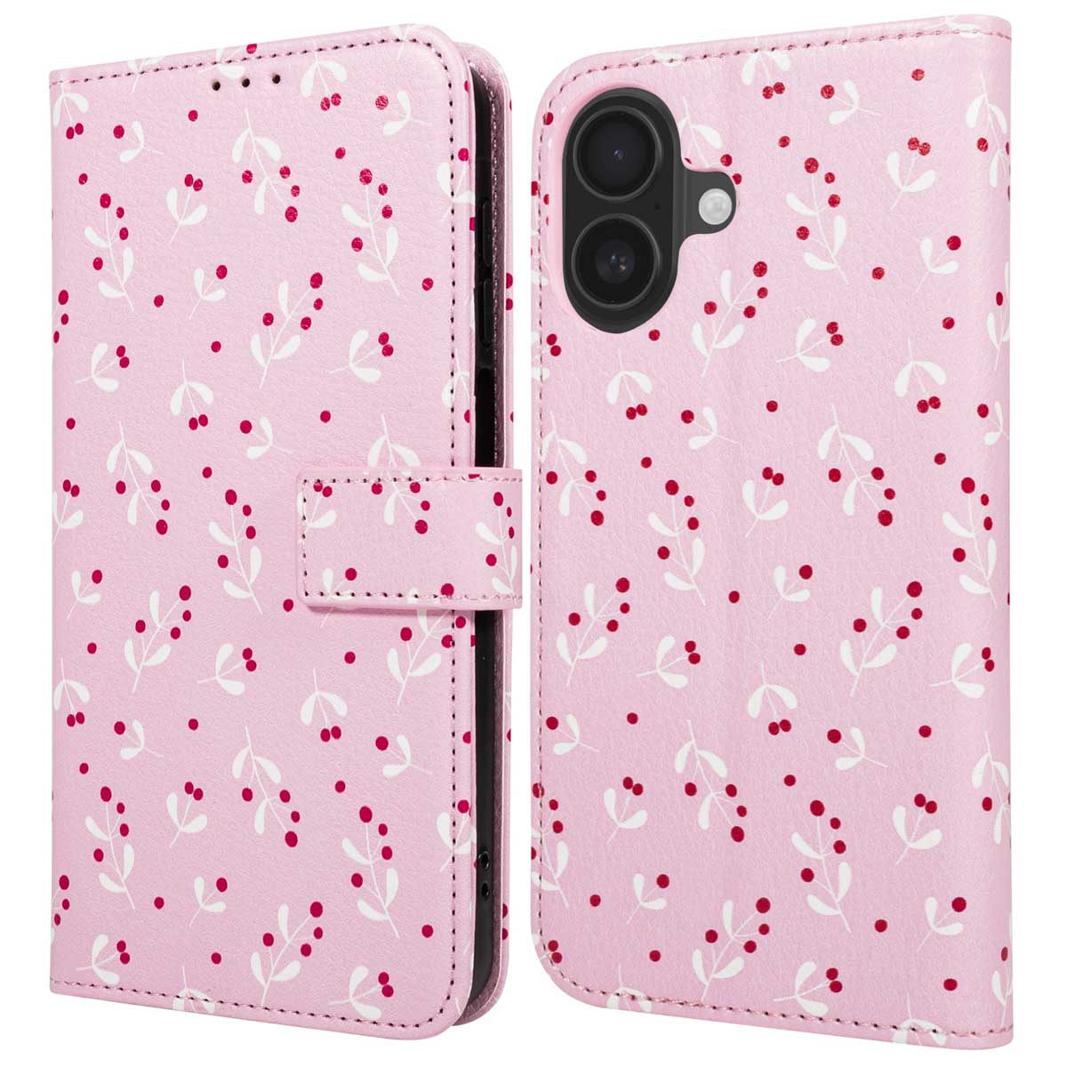 imoshion Design Klapphülle für das Apple iPhone 17 - Blush Berries