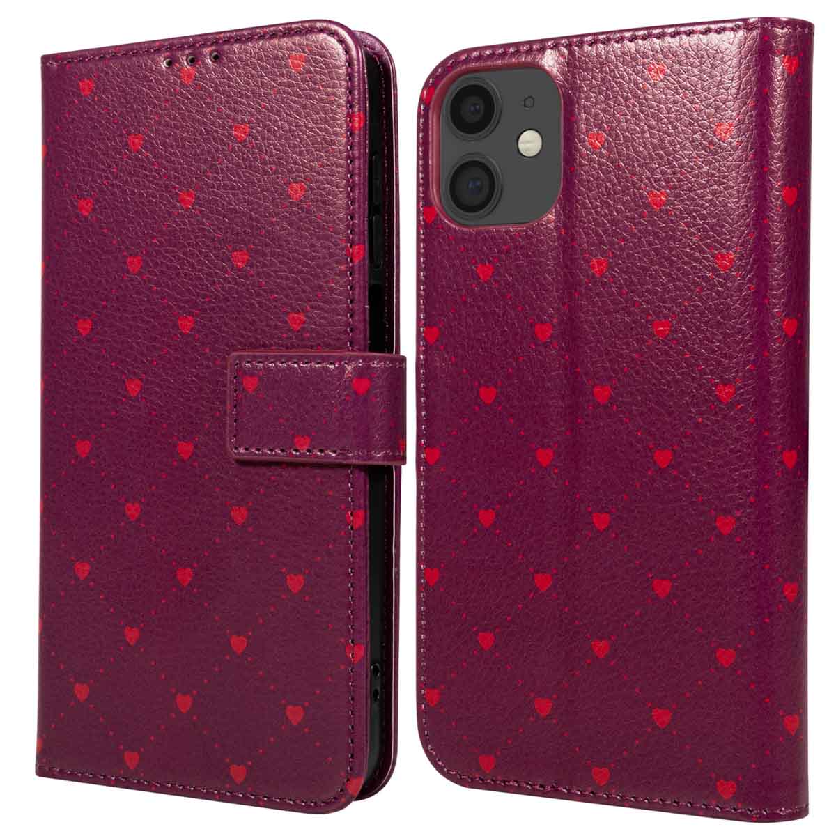 imoshion Design Klapphülle für das Apple iPhone 11 - Crush Check Coral Dust