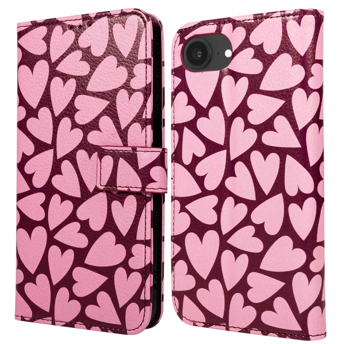 imoshion Design Klapphülle für das Apple iPhone 17e / 16e - Hearty Blush