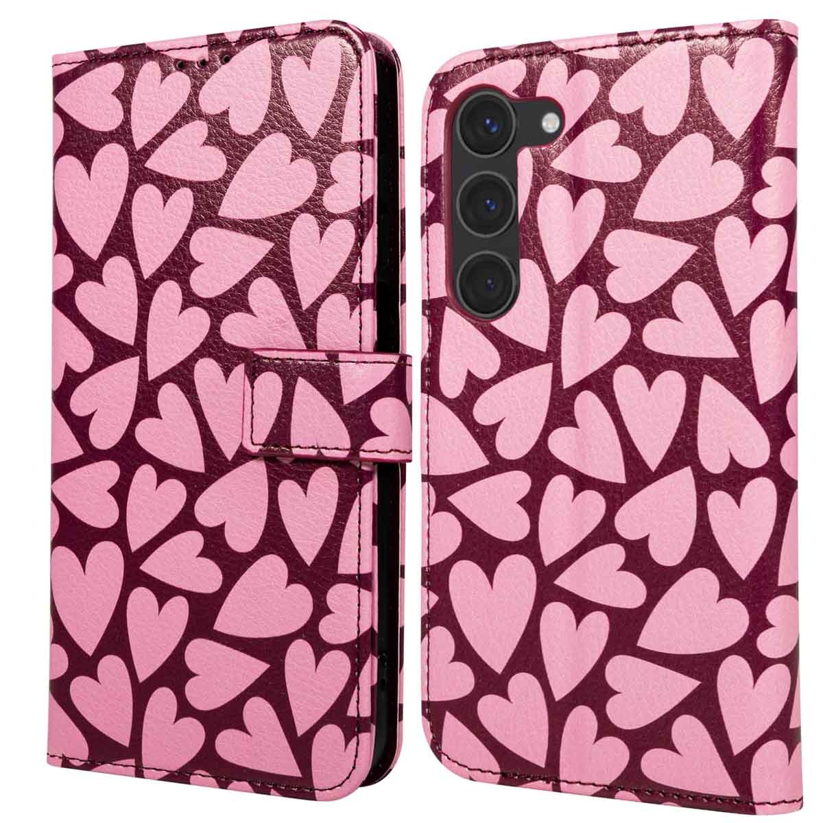 imoshion Design Klapphülle für das Samsung Galaxy S23 - Hearty Blush