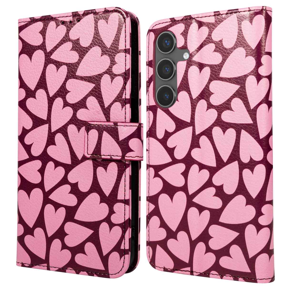 imoshion Design Klapphülle für das Samsung Galaxy S24 - Hearty Blush
