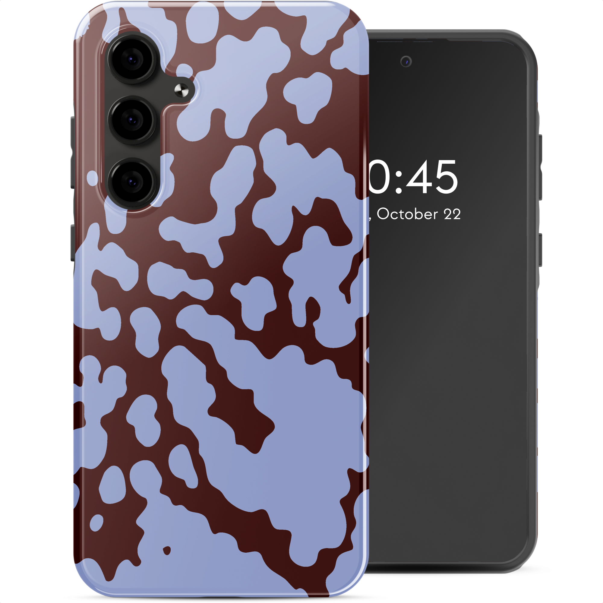 Selencia Vivid Back Cover für das Samsung Galaxy S24 FE - Moo'd Lavender Glow