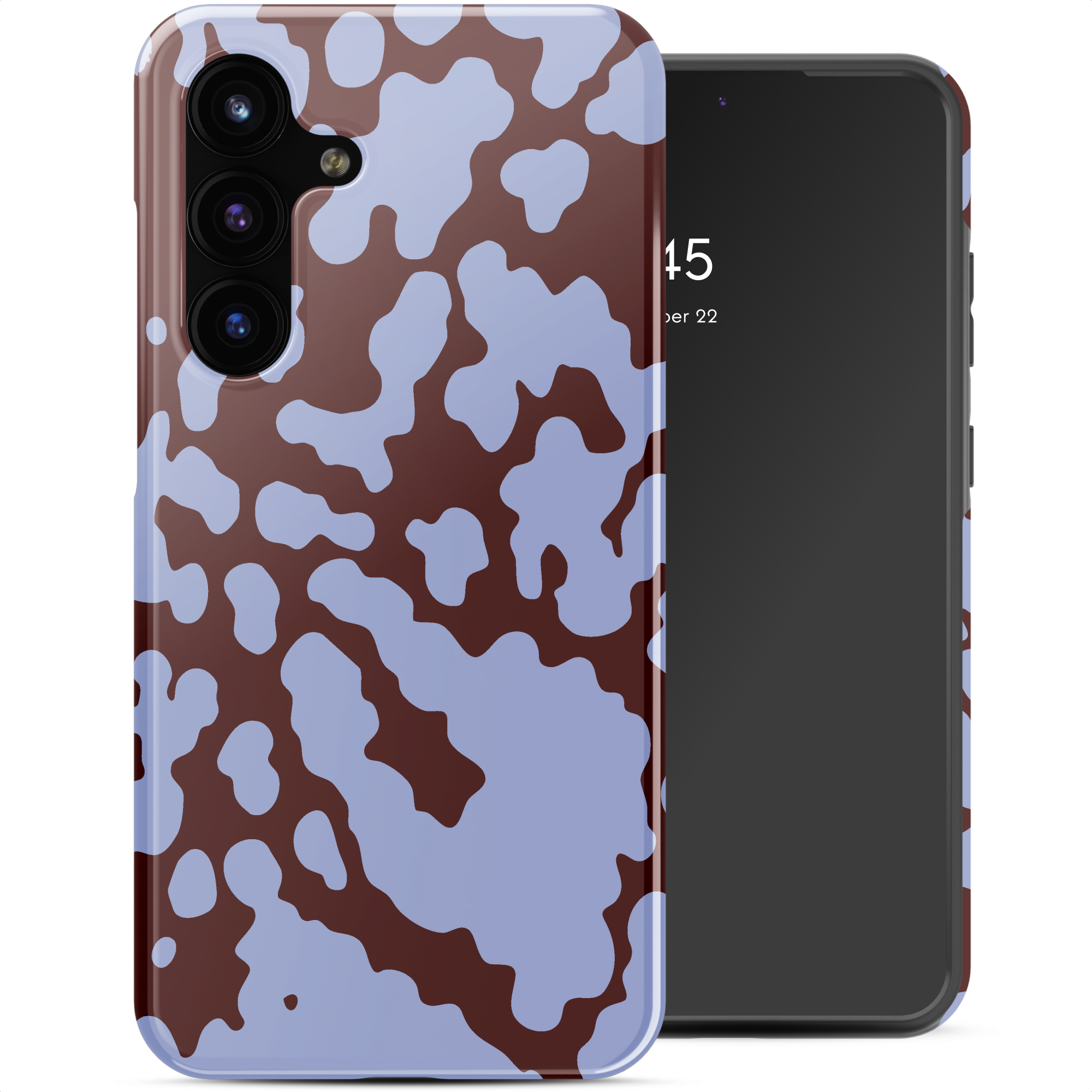 Selencia Vivid Back Cover für das Samsung Galaxy S25 FE - Moo'd Lavender Glow