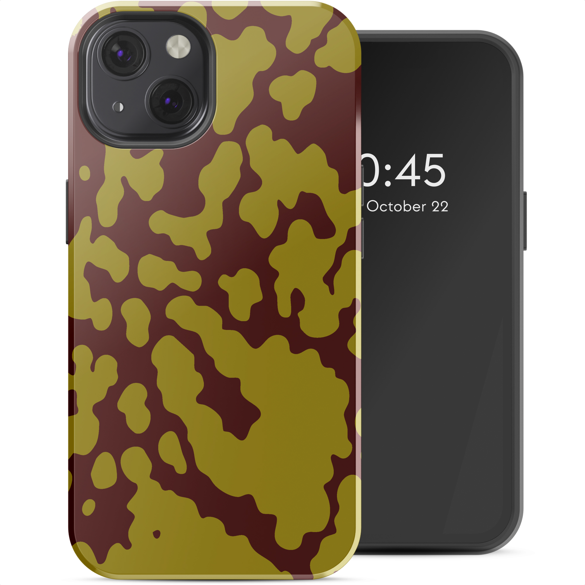 Selencia Vivid Rückabdeckung mit MagSafe für das Apple iPhone 13 - Moo'd Olive Dust