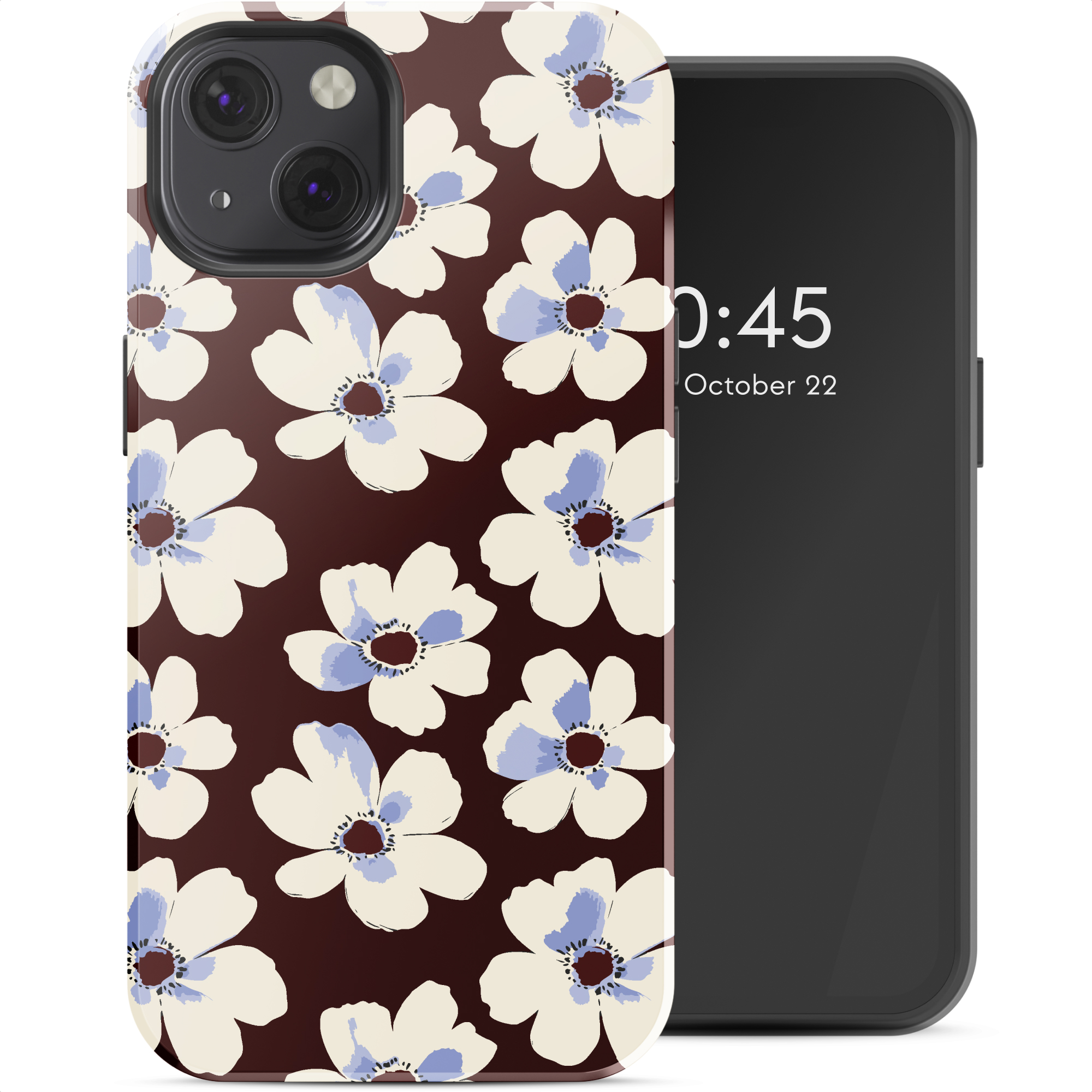 Selencia Vivid Rückabdeckung mit MagSafe für das Apple iPhone 13 - Choco Flower Pop