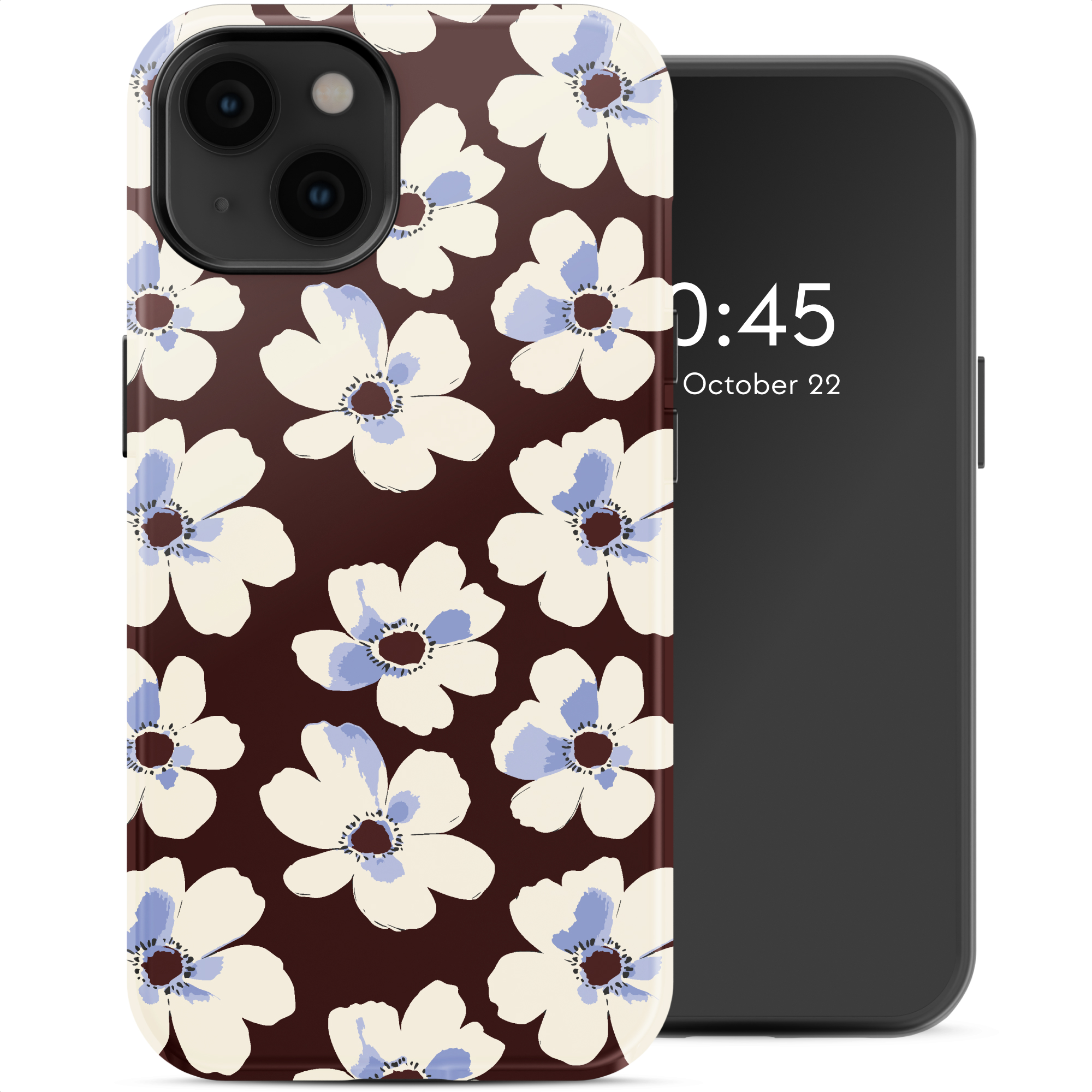 Selencia Vivid Rückabdeckung mit MagSafe für das Apple iPhone 14 - Choco Flower Pop