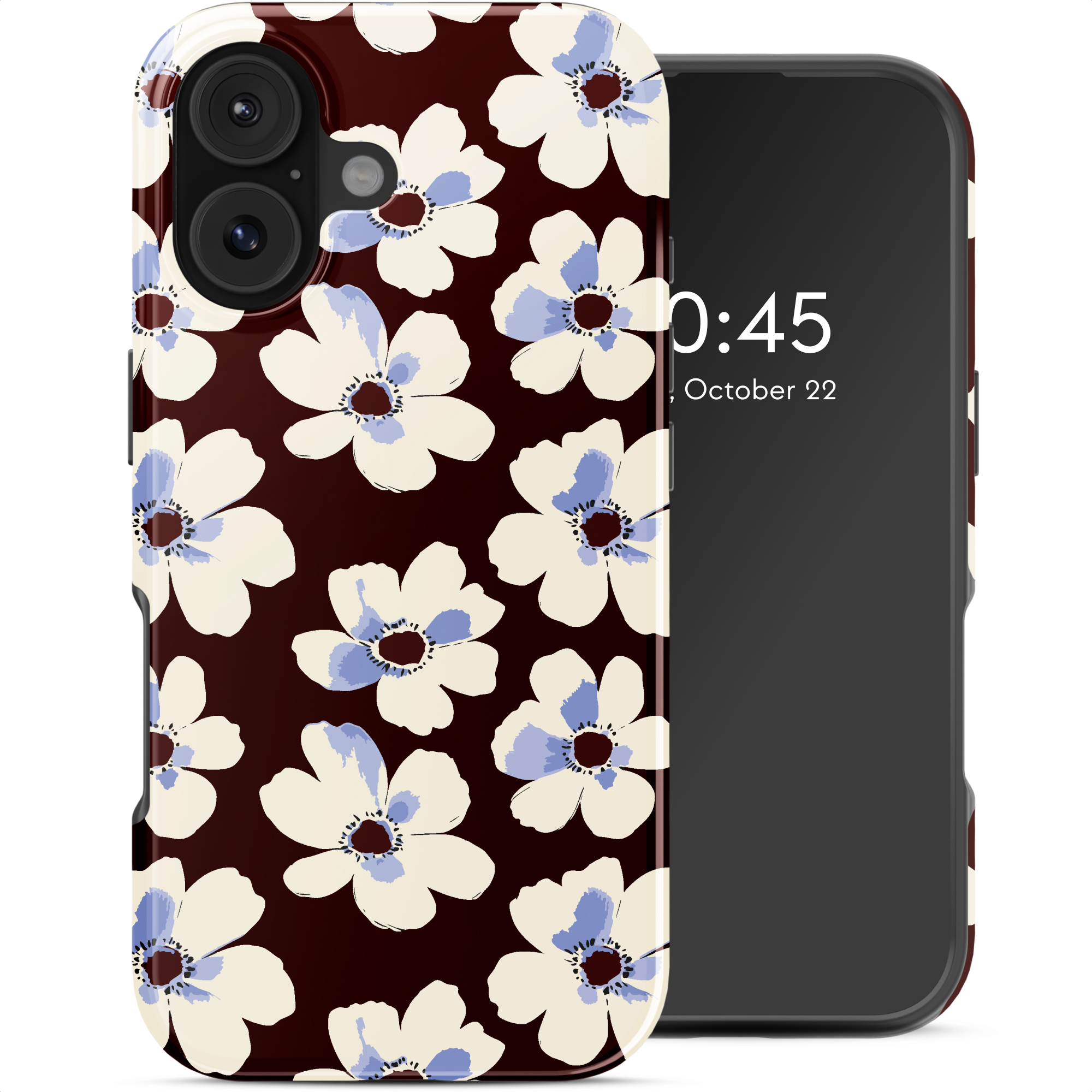 Selencia Vivid Rückabdeckung mit MagSafe für das Apple iPhone 17 - Choco Flower Pop