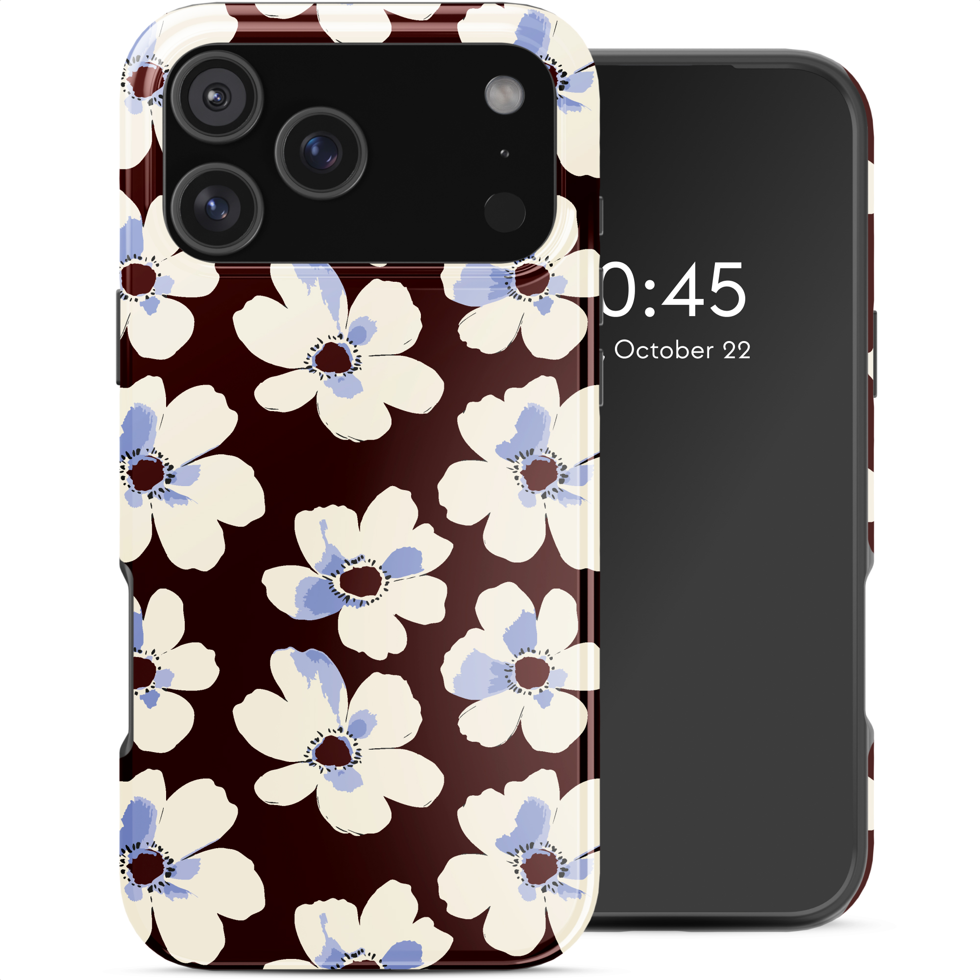 Selencia Vivid Rückabdeckung mit MagSafe für das Apple iPhone 17 Pro Max - Choco Flower Pop