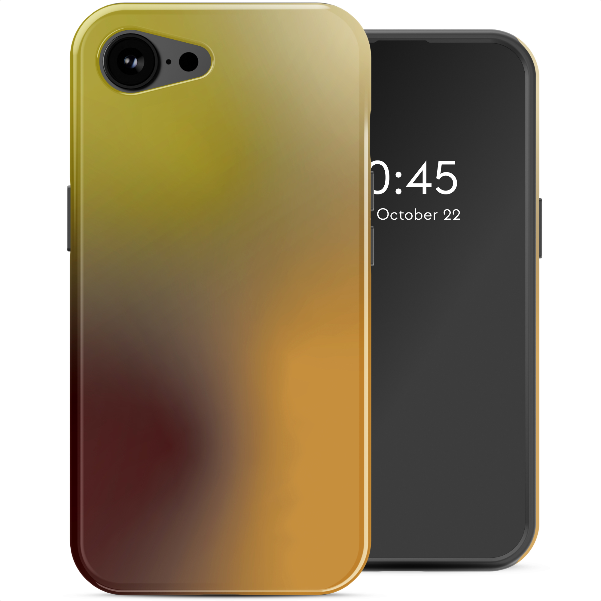 Selencia Vivid Rückabdeckung mit MagSafe für das Apple iPhone 17e / 16e - Gradient Olive Dust