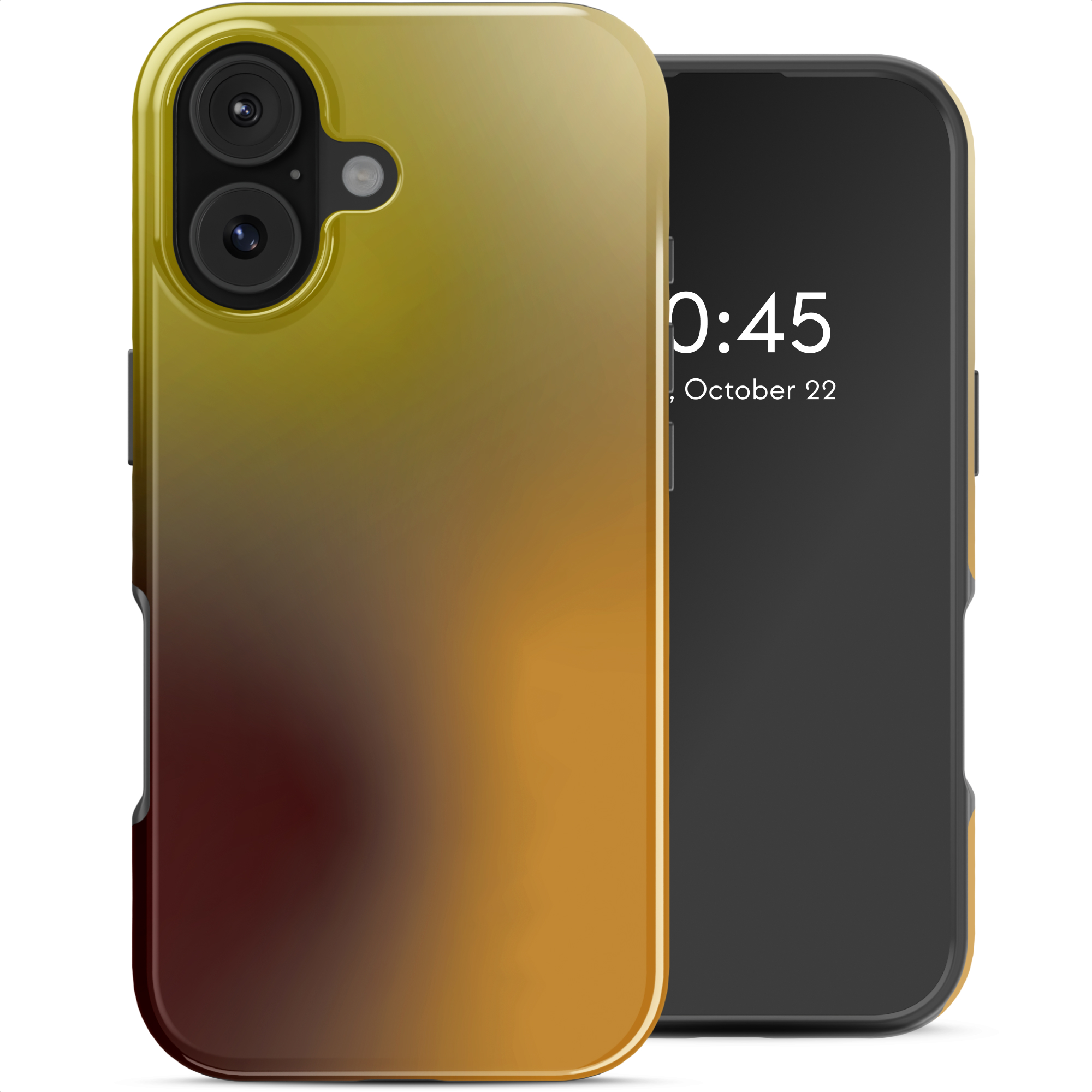 Selencia Vivid Rückabdeckung mit MagSafe für das Apple iPhone 17 - Gradient Olive Dust