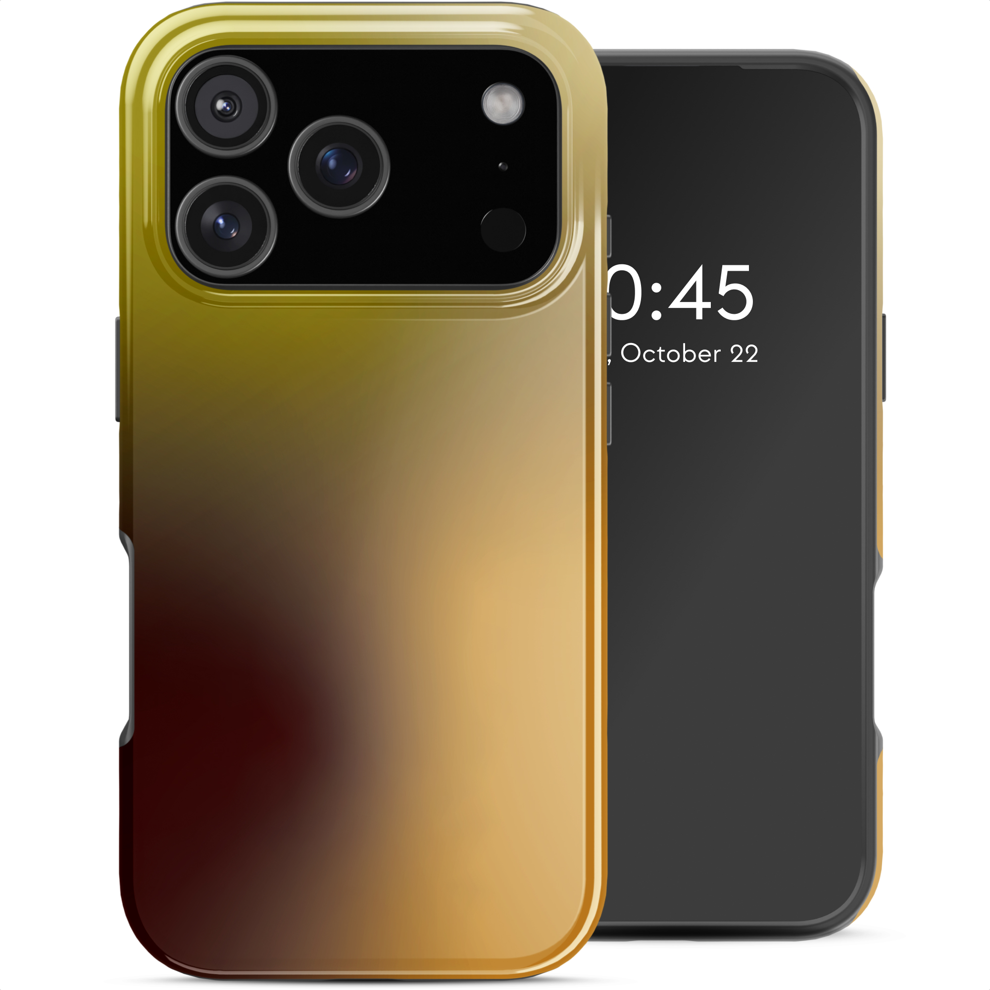 Selencia Vivid Rückabdeckung mit MagSafe für das Apple iPhone 17 Pro - Gradient Olive Dust