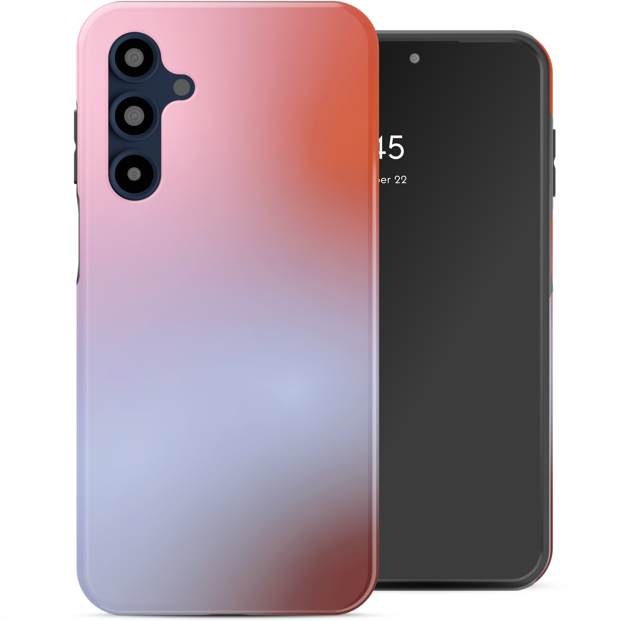 Selencia Vivid Back Cover für das Samsung Galaxy A16 - Gradient Soft Blush