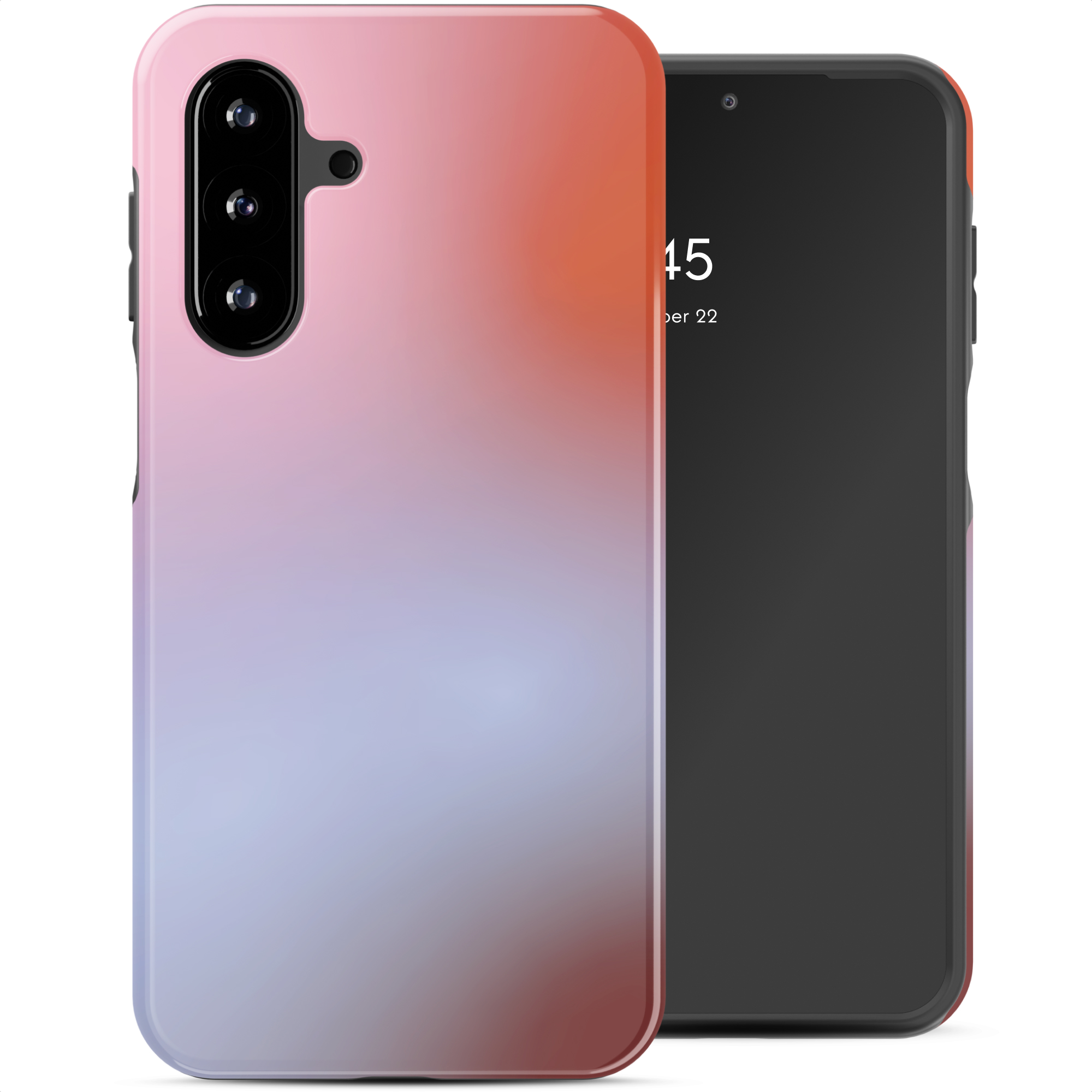 Selencia Vivid Back Cover für das Samsung Galaxy A17 (5G) / (4G) - Gradient Soft Blush