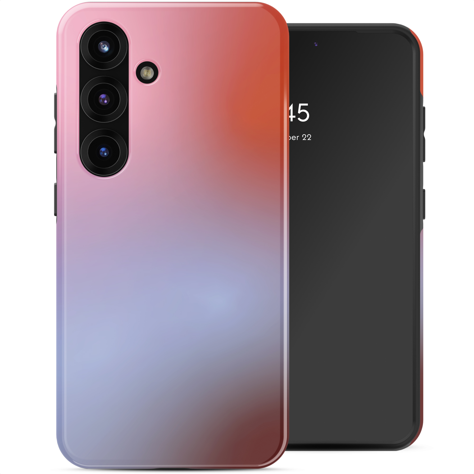 Selencia Vivid Rückabdeckung mit MagSafe für das Samsung Galaxy S25 - Gradient Soft Blush