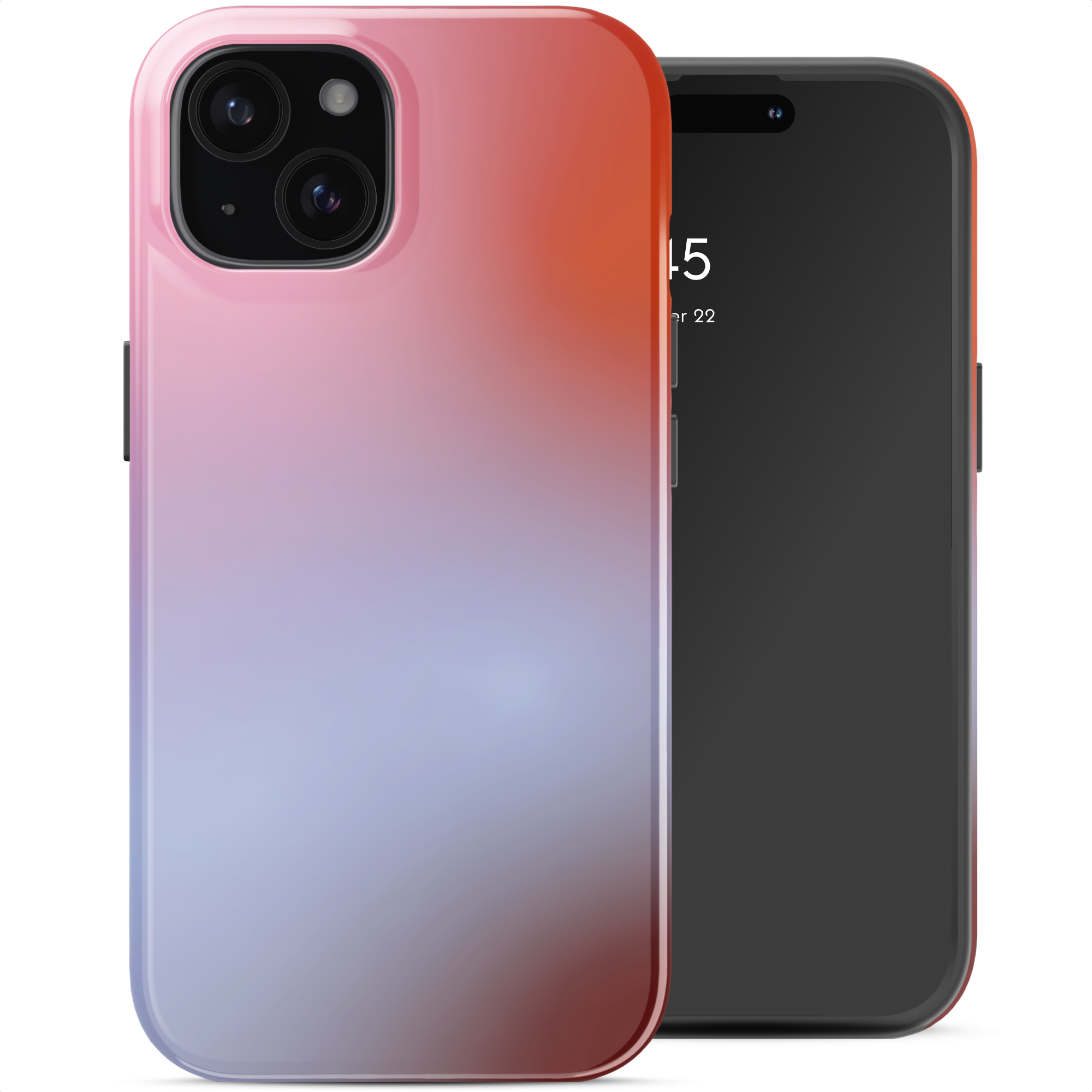 Selencia Vivid Rückabdeckung mit MagSafe für das Apple iPhone 15 - Gradient Soft Blush