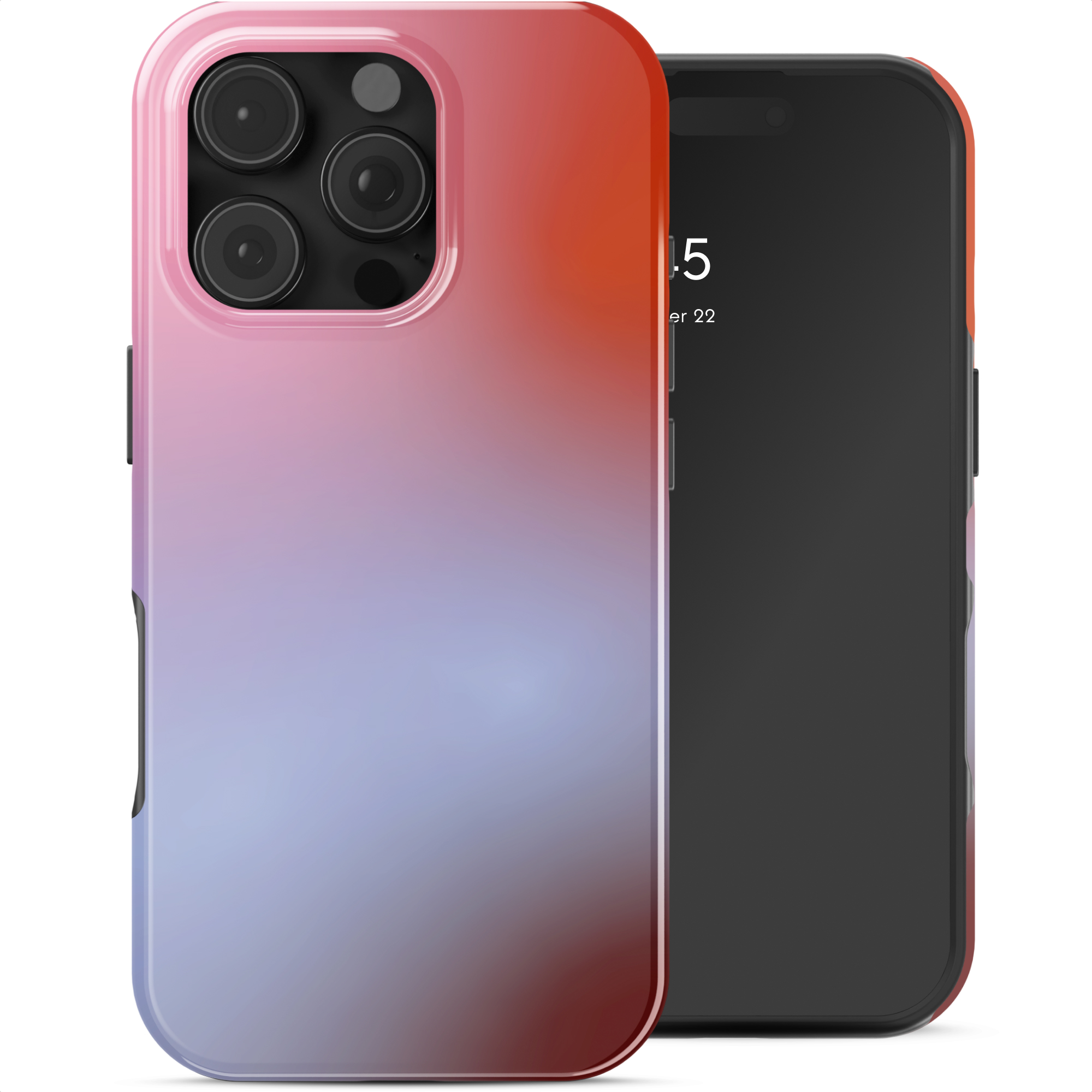 Selencia Vivid Rückabdeckung mit MagSafe für das Apple iPhone 16 Pro - Gradient Soft Blush