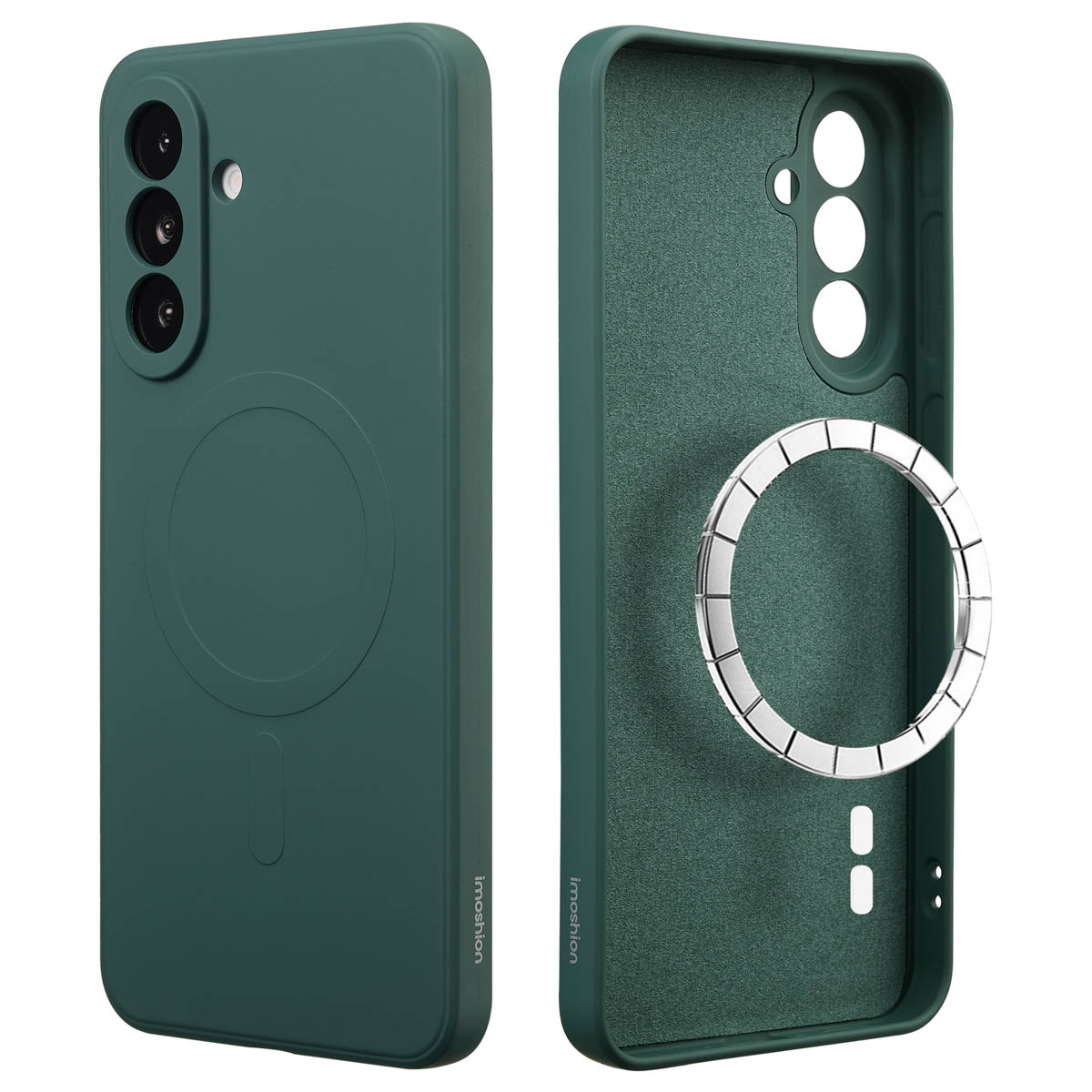 imoshion Color Back Cover mit MagSafe für das Samsung Galaxy A36 - Dunkelgrün