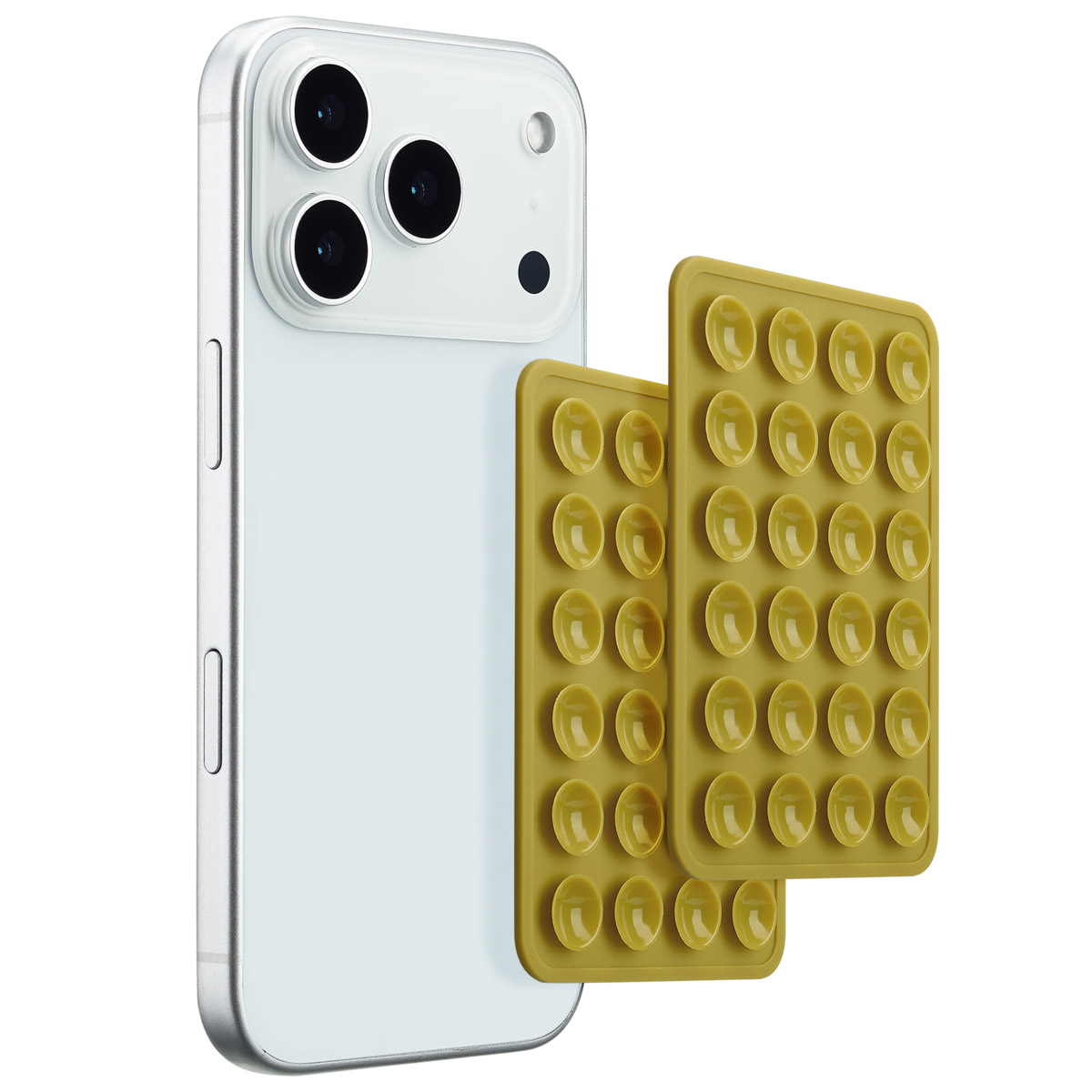 Selencia 2er-Pack Telefonhalter Saugnapf - Olive Dust