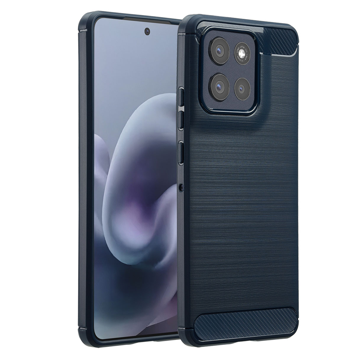 imoshion Brushed Back Cover für das Motorola Moto G86 - Dunkelblau