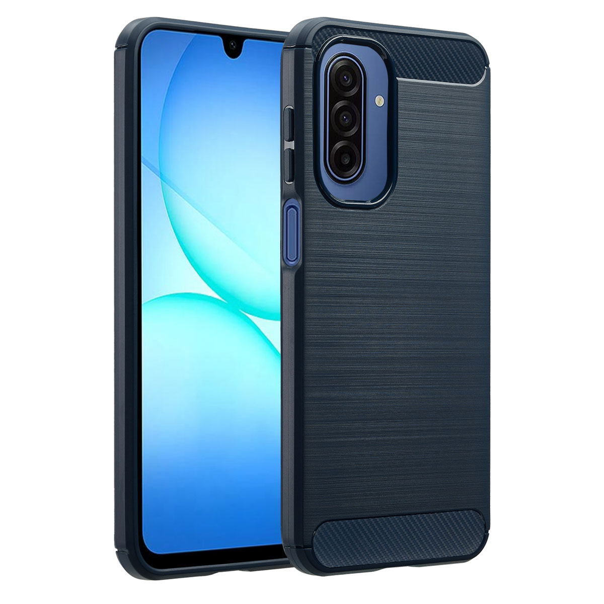 imoshion Brushed Back Cover für das Samsung Galaxy A17 (5G) / (4G) - Dunkelblau
