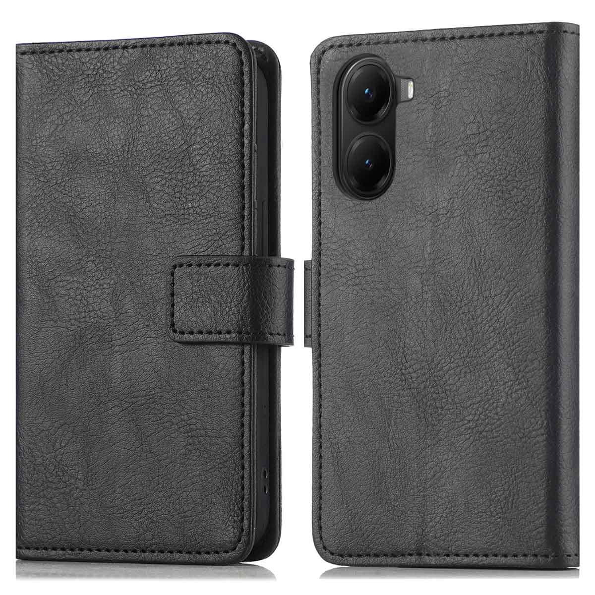 imoshion Luxuriöse Klapphülle für das Xiaomi Poco X7 Pro - Schwarz
